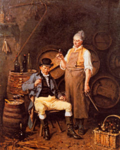 Jan David Col (1822-1900) - The wine tasters