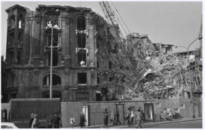 Protest against the destruction of the Maison Rouge in 1973