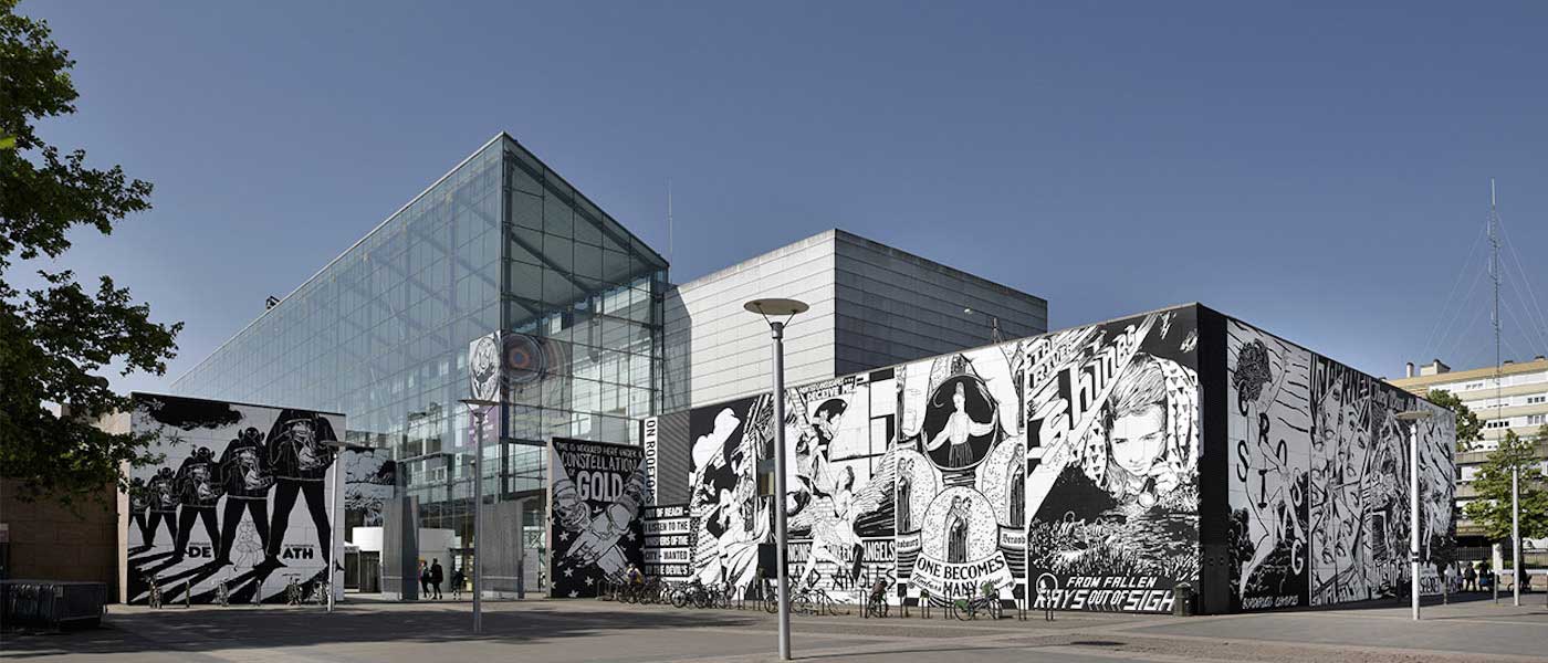 La façade du Musée d'Art Moderne et Contemporain de Strasbourg par FAIL