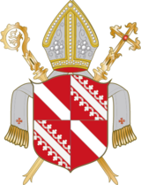 Coat of arm of the bishop Walther de Geroldseck in 1262