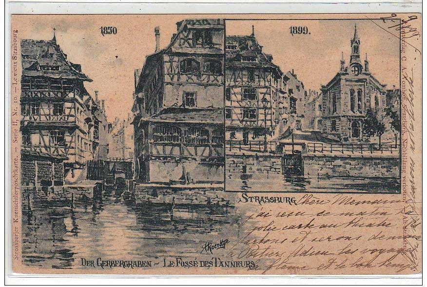 Carte Postale du Fossé des Tanneurs (1850/1899)
