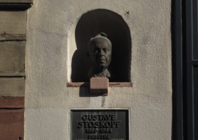 Buste de Gustave Stoskopf, peintre et auteur dramatique Alsacien