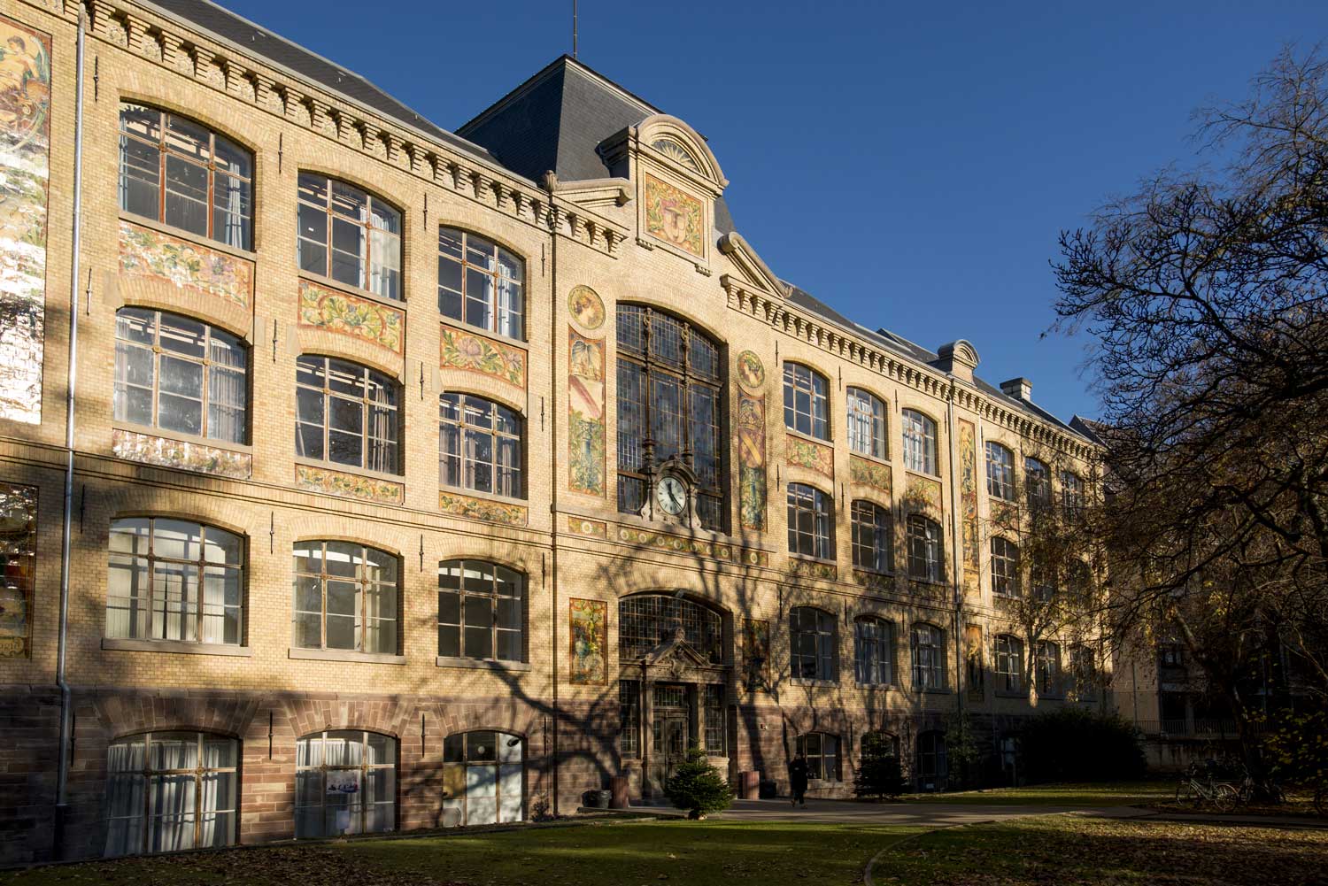 The building of the "Haute École des Arts du Rhin" (HEAR) in Strasbourg