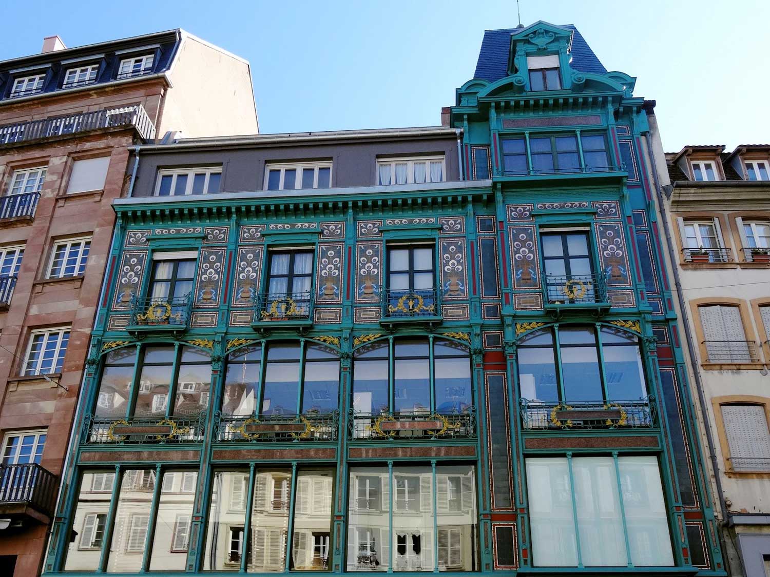 Le magasin Manrique, style Art Nouveau ou Jugendstil