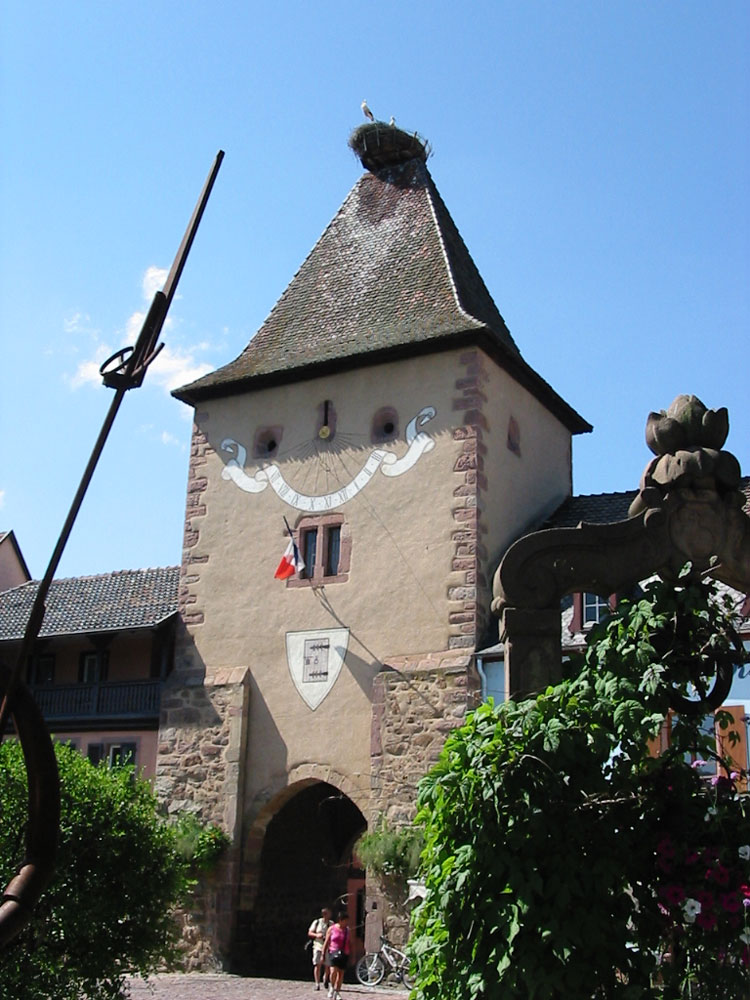 Untertor ou Porte de France à Turckheim (ce n’est pas CE nid qui détient le record)