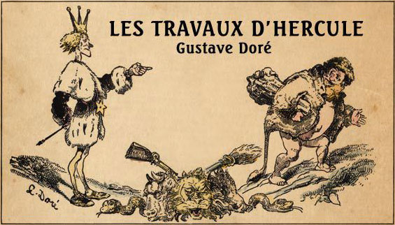 Hercule's Labours by Gustave Doré
